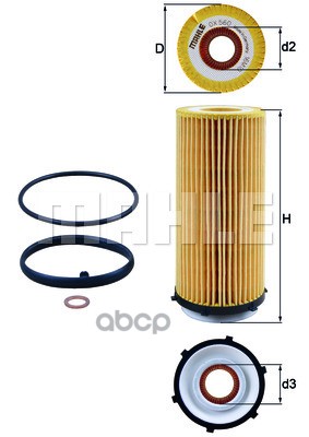 

Фильтр масляный BMW: 3-serie (E90/E91/E92/E93) 325D/330D/xDrive 09-13, 5-serie (F07/F10/F1, OX560D