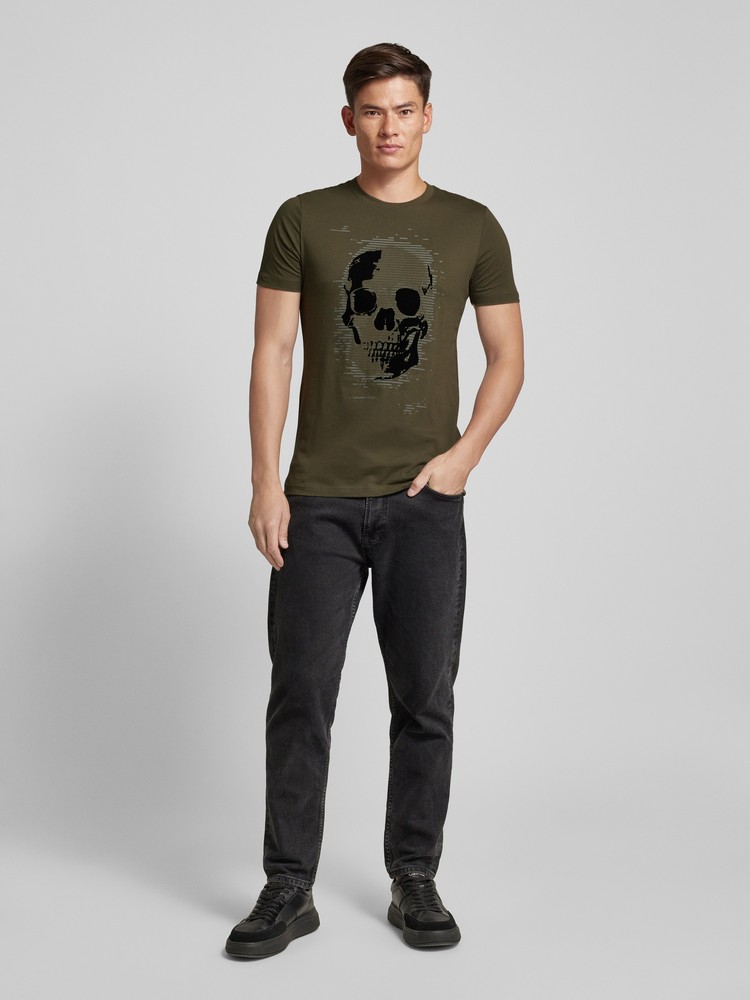 Футболка мужская Antony Morato MMKS02451-FA100240 зеленая XL 11974₽