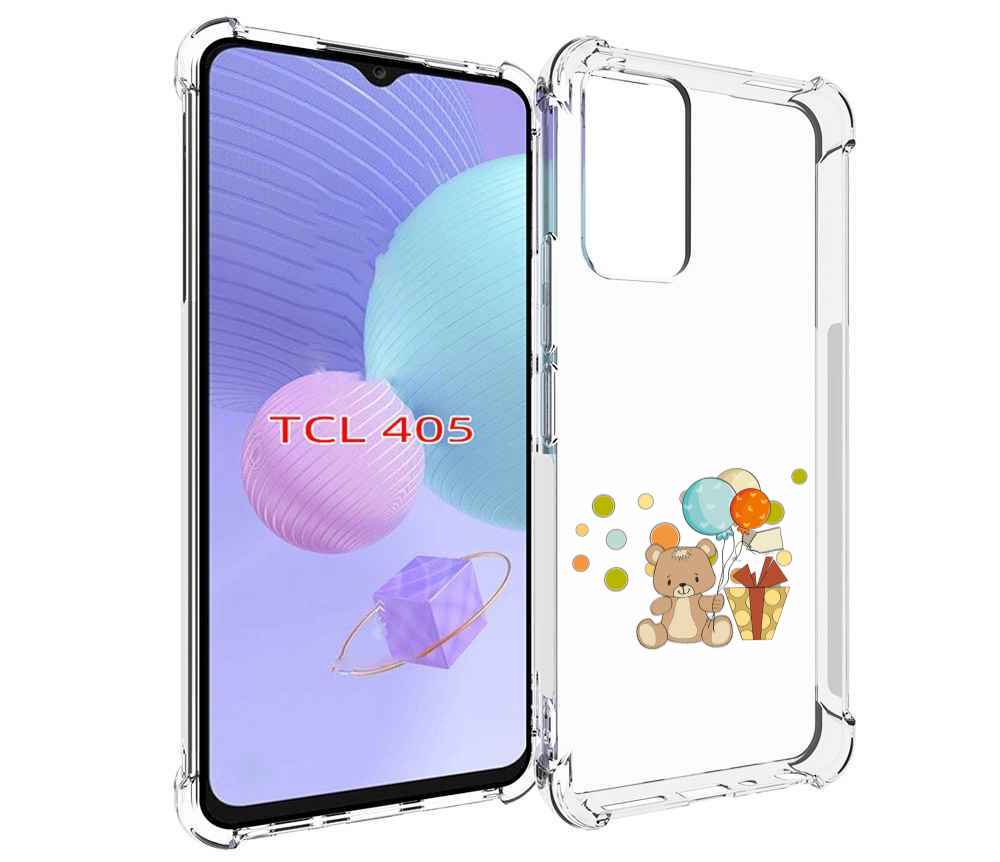 

Чехол MyPads медвеженок с подарком для TCL 405, Tocco