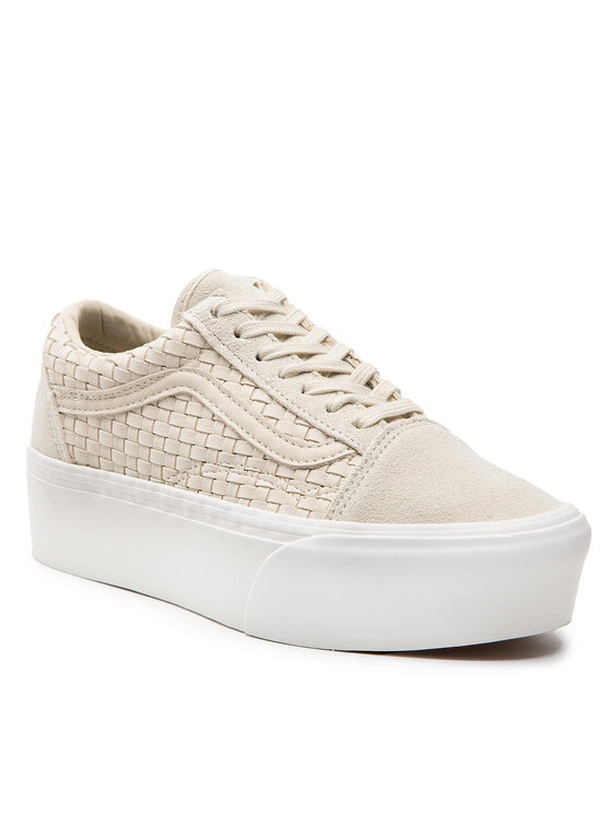 

Кеды Old Skool Stac VN0A7Q5MIVR1 Vans бежевый 42 EU, Old Skool Stac VN0A7Q5MIVR1