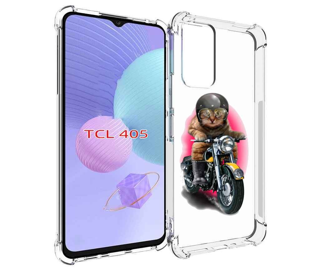 

Чехол MyPads мото-кот для TCL 405, Tocco