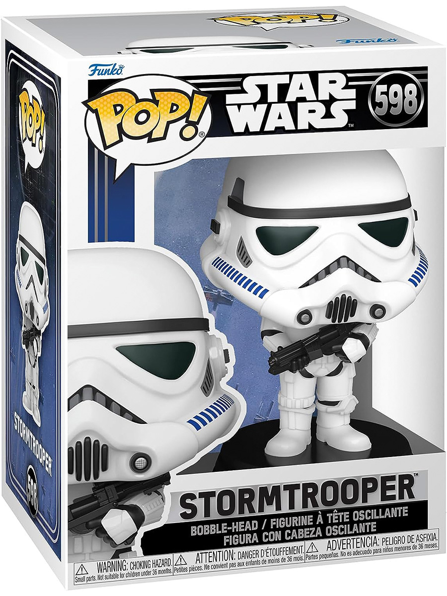 

Фигурка Funko POP! Звездные войны Имперский штурмовик Star Wars №598 головотряс 11,5 см, POP! Звездные войны Имперский штурмовик Star Wars №598