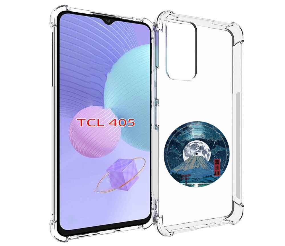 

Чехол MyPads нарисованная виниловая гора с луной для TCL 405, Tocco