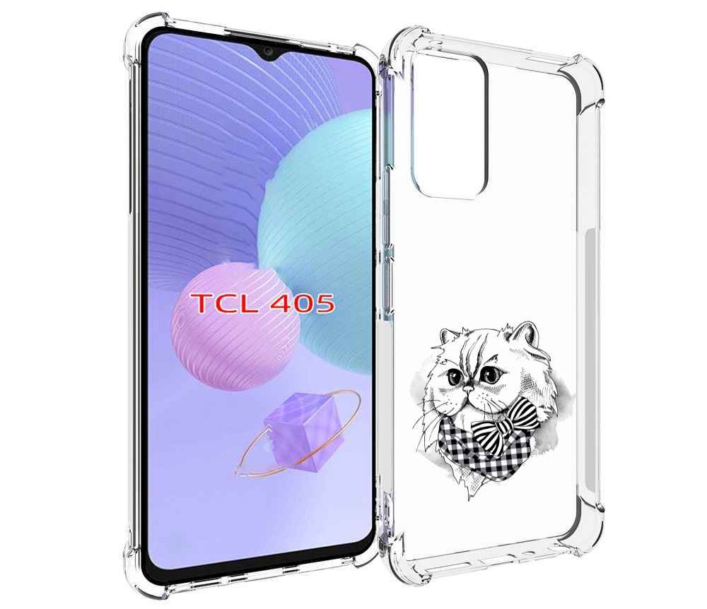 

Чехол MyPads нарисованная красивая кошечка для TCL 405, Tocco