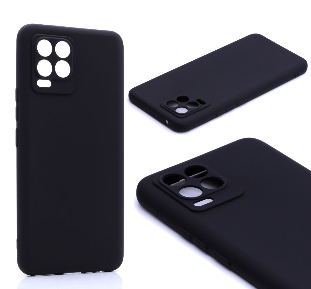 

Силиконовый чехол TPU Case матовый для Realme 8 черный