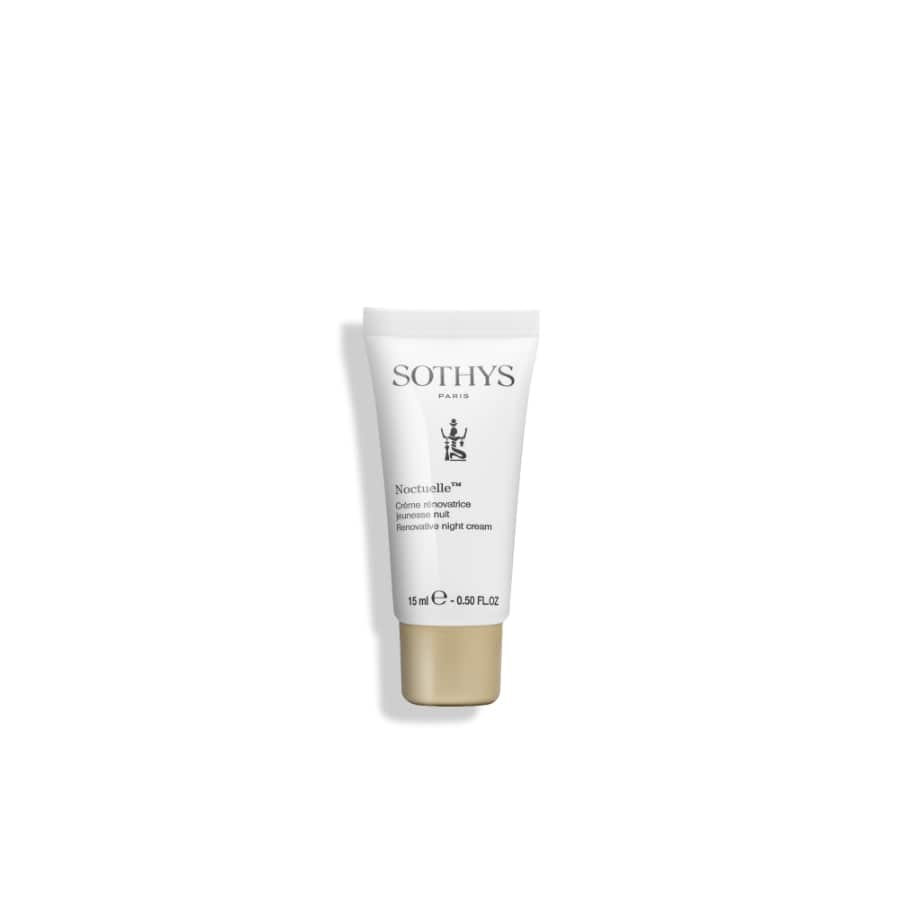 Обновленный ночной антивозрастной крем Sothys Mini Noctuelle renovative night cream 15 мл крем краска permesse c органической смесью м4 и экстрактом янтаря 1502 10 4 10 4 экстра светлый блондин медный 100 мл блондин