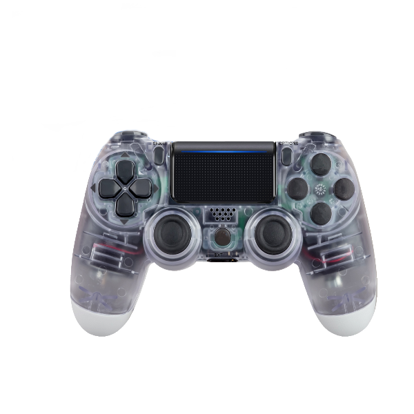 Геймпад NoBrand DualShock 4 для Playstation 4 Transparent (112793) (Не оригинал) белый