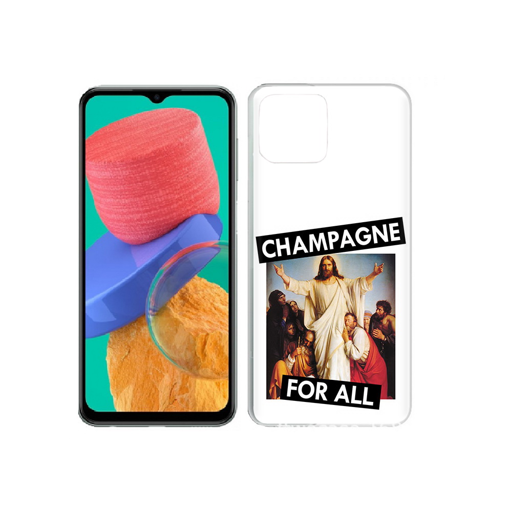 

Чехол MyPads Tocco для Samsung Galaxy M33 шампанское (PT227322.603.697), Прозрачный, Tocco
