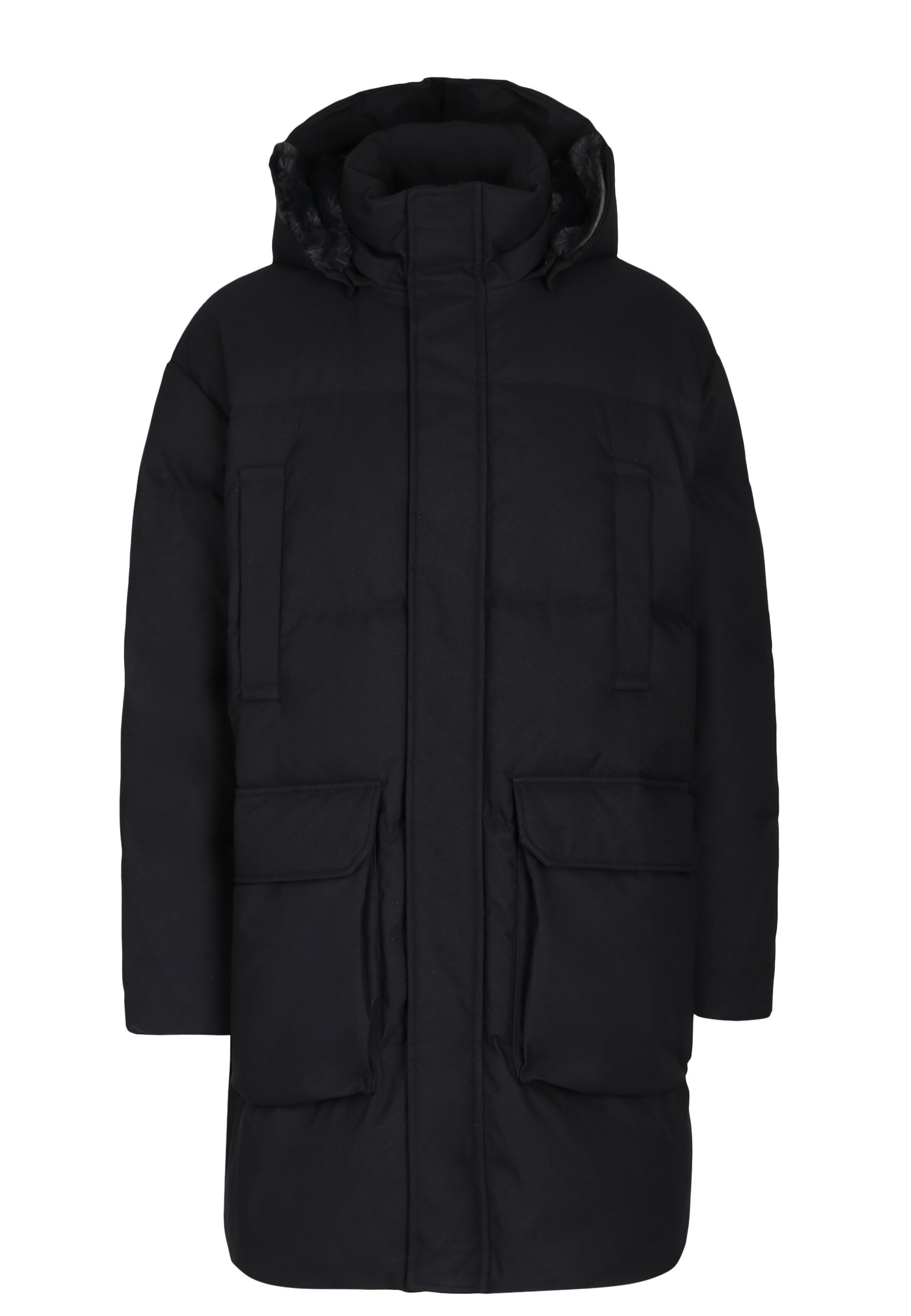 фото Зимняя куртка мужская emporio armani 134370 синяя 48 eu
