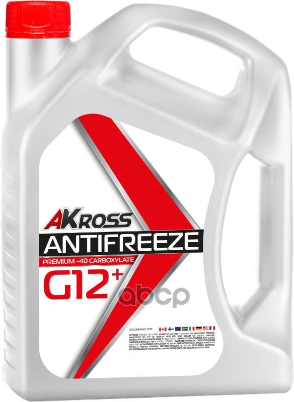 фото Антифриз akross premium g12+ 4,7 кг akross арт. aks0002g12