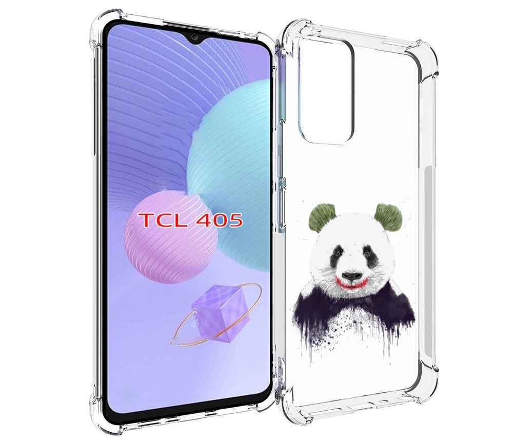 

Чехол MyPads панда джокер для TCL 405, Tocco