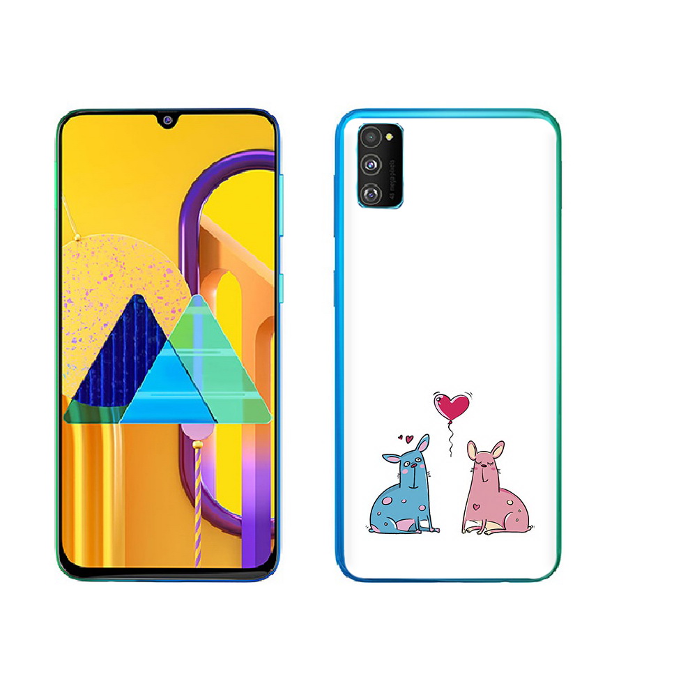 

Чехол MyPads Tocco для Samsung Galaxy M23 Лама любовь (PT227329.604.102), Прозрачный, Tocco