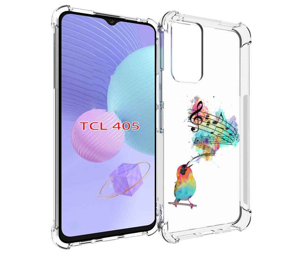 

Чехол MyPads певчая птичка для TCL 405, Tocco