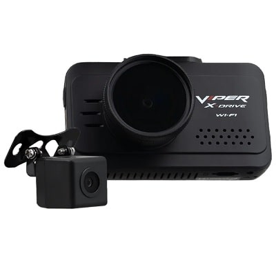 Видеорегистратор VIPER X Drive Wi-Fi Duo 2 камеры GPS ГЛОНАСС 9300₽