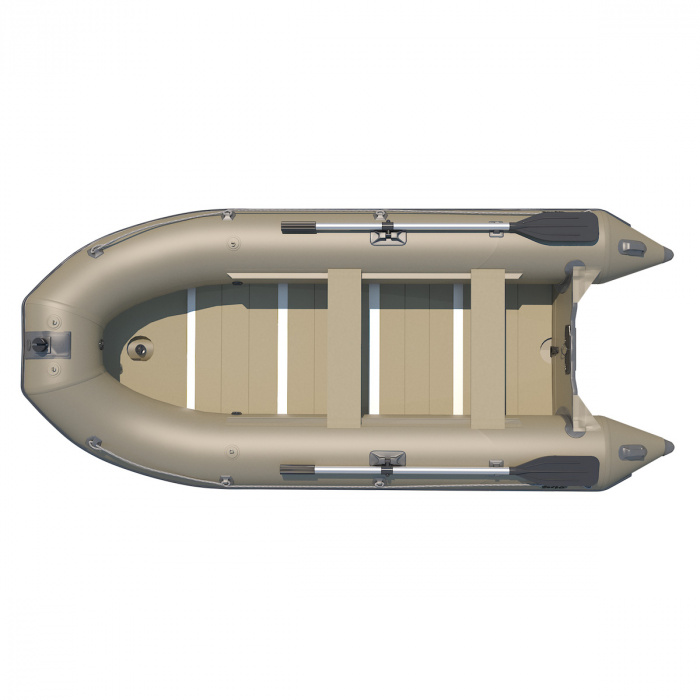 фото Надувная лодка badger duck line 390 al 3,90x1,73 м оливковый