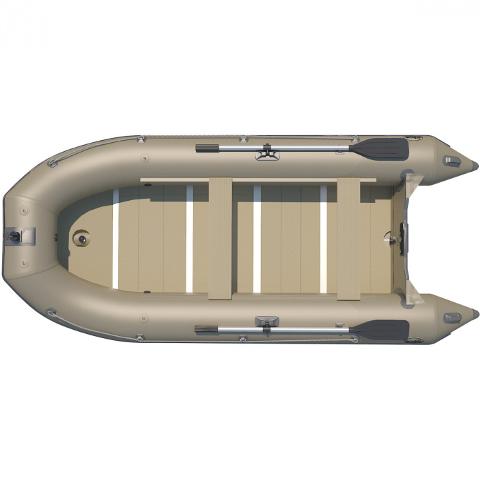 фото Надувная лодка badger duck line 430 al 4,30x1,92 м оливковый