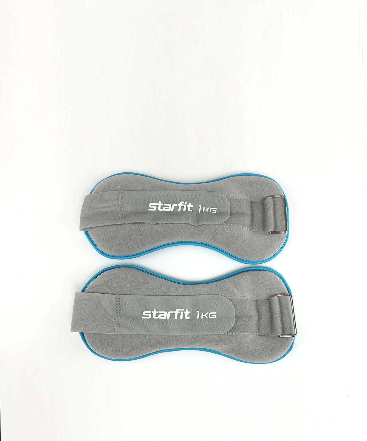 фото Утяжелители универсальные starfit core wt-501 1 кг, синий/серый