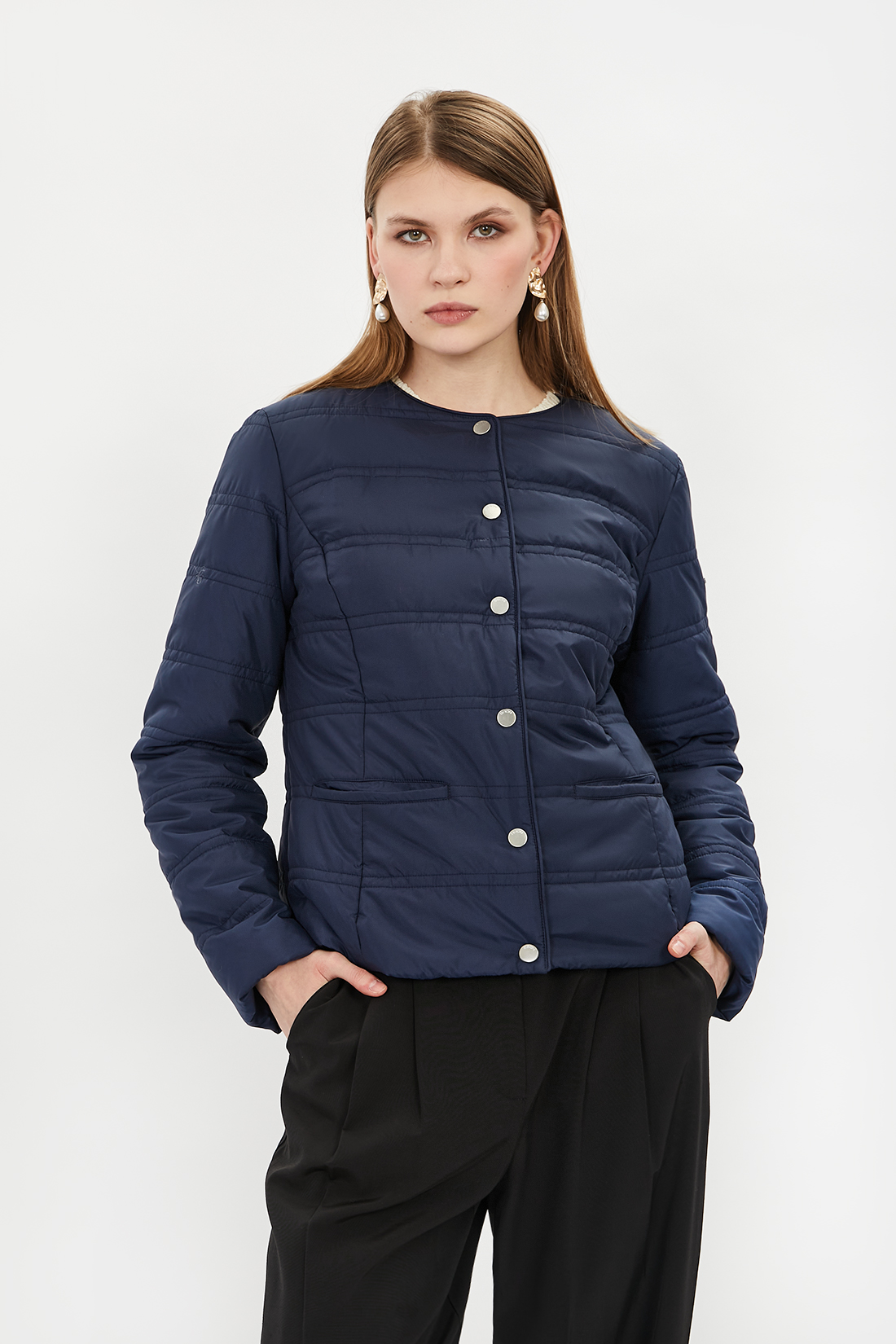 

Куртка женская Baon B031202 синяя XL, B031202
