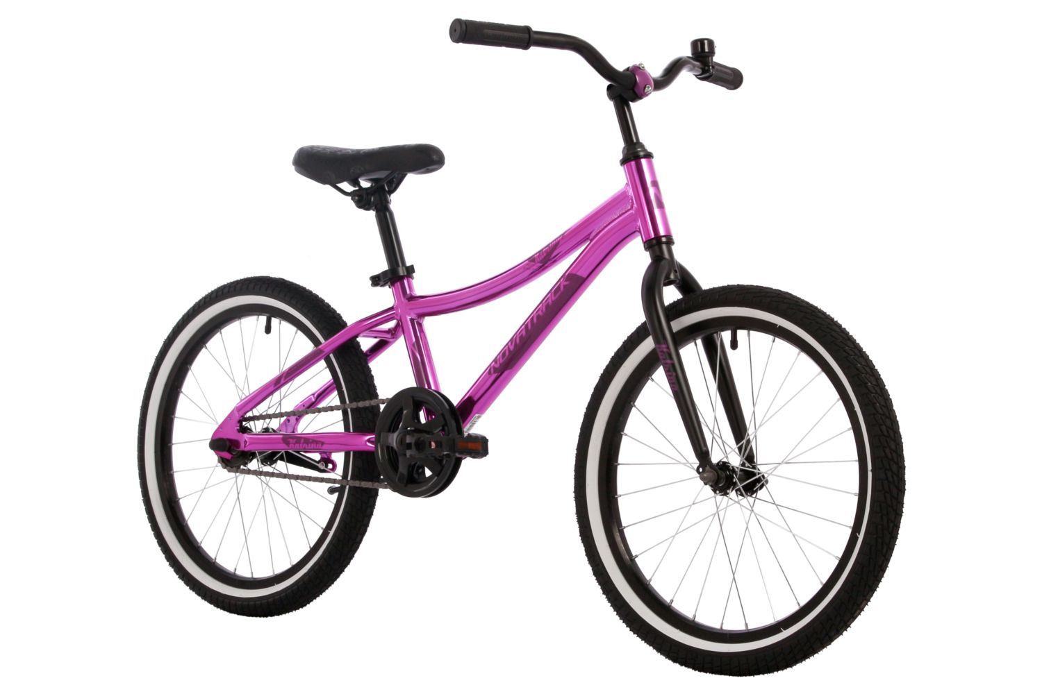 Велосипед NOVATRACK 20 KATRINA розовый металлик 2024