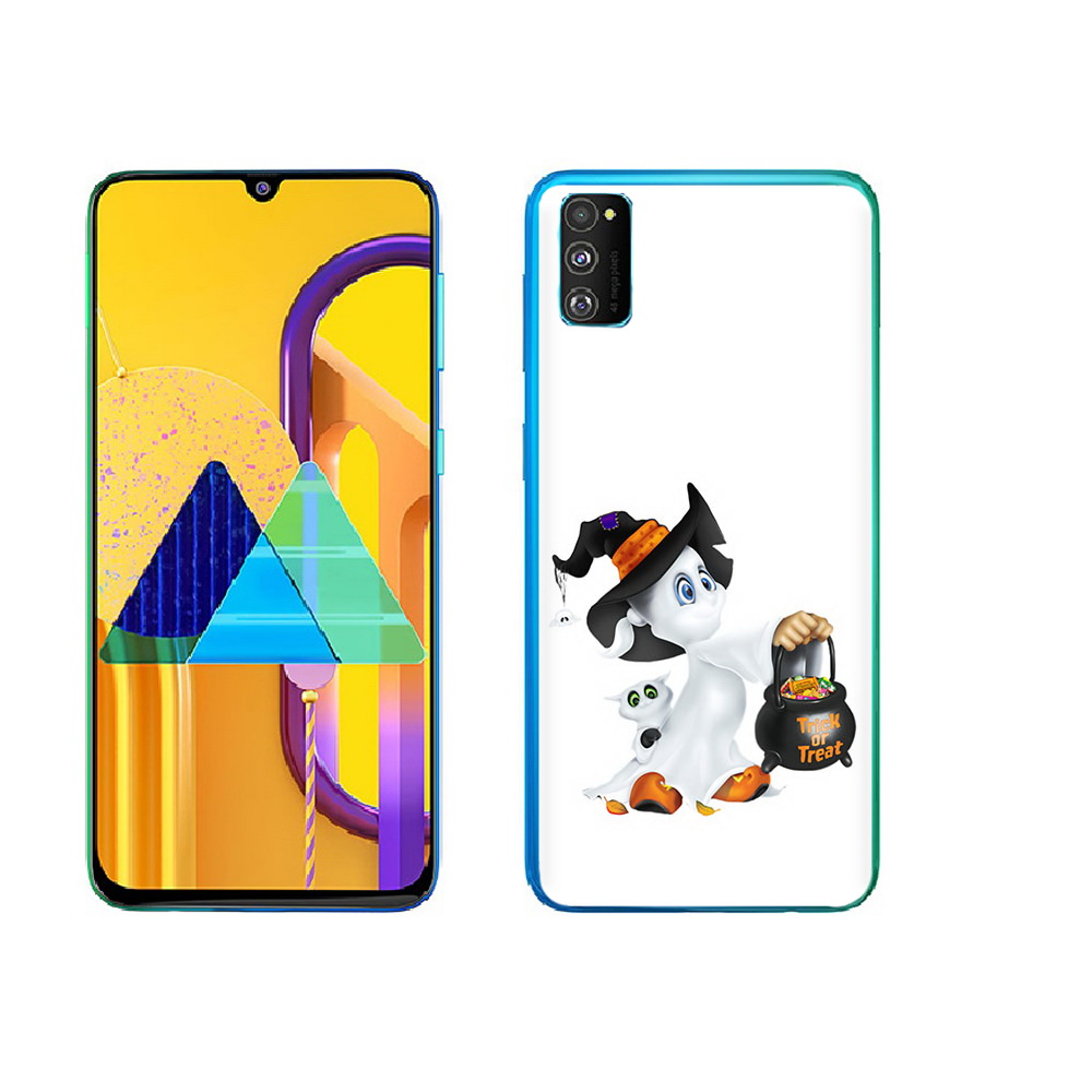 

Чехол MyPads Tocco для Samsung Galaxy M23 Маленький призрак (PT227329.604.113), Прозрачный, Tocco