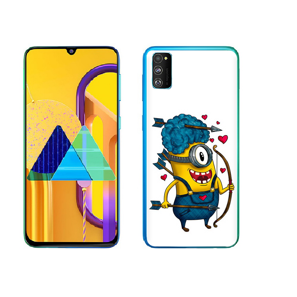 

Чехол MyPads Tocco для Samsung Galaxy M23 Миньон купидон (PT227329.604.117), Прозрачный, Tocco