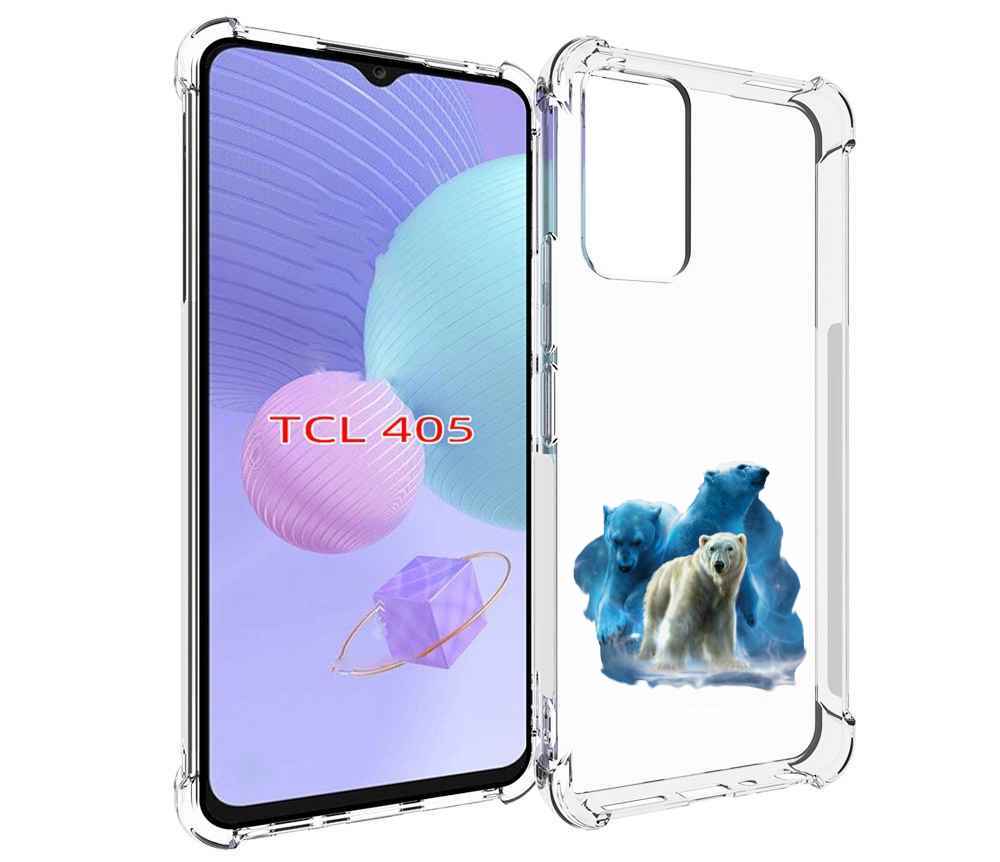 

Чехол MyPads полярный медведь для TCL 405, Tocco
