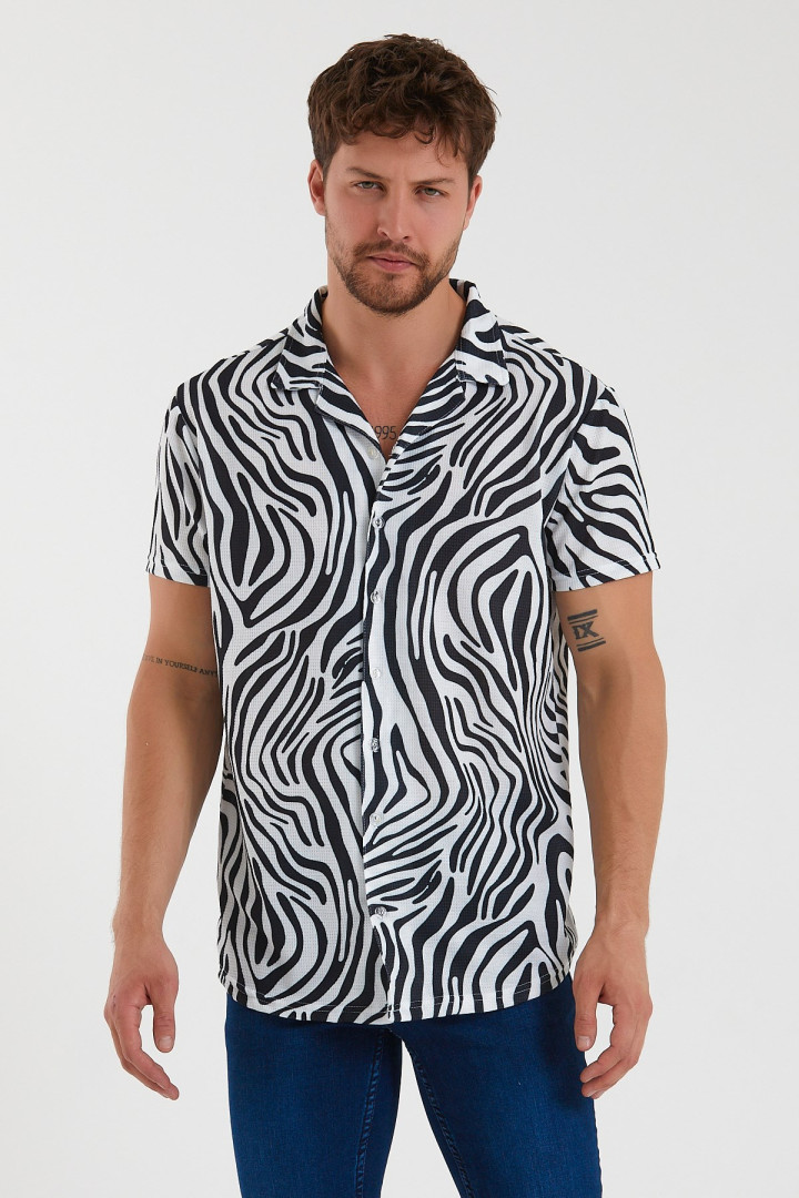 

Рубашка мужская Terapi Men 26296 черная 2XL (доставка из-за рубежа), 26296
