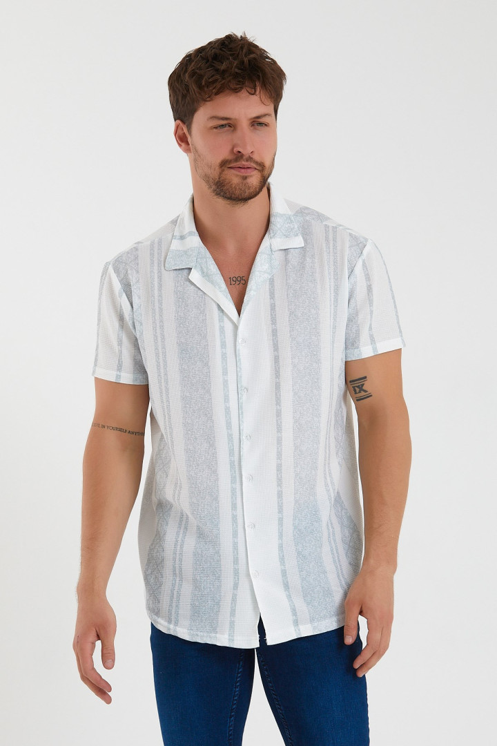 

Рубашка мужская Terapi Men 26299 зеленая 2XL (доставка из-за рубежа), Зеленый, 26299