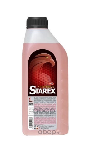 Антифриз Starex Готовый 1кг -40с Красный Юг Starex арт 700658 400₽