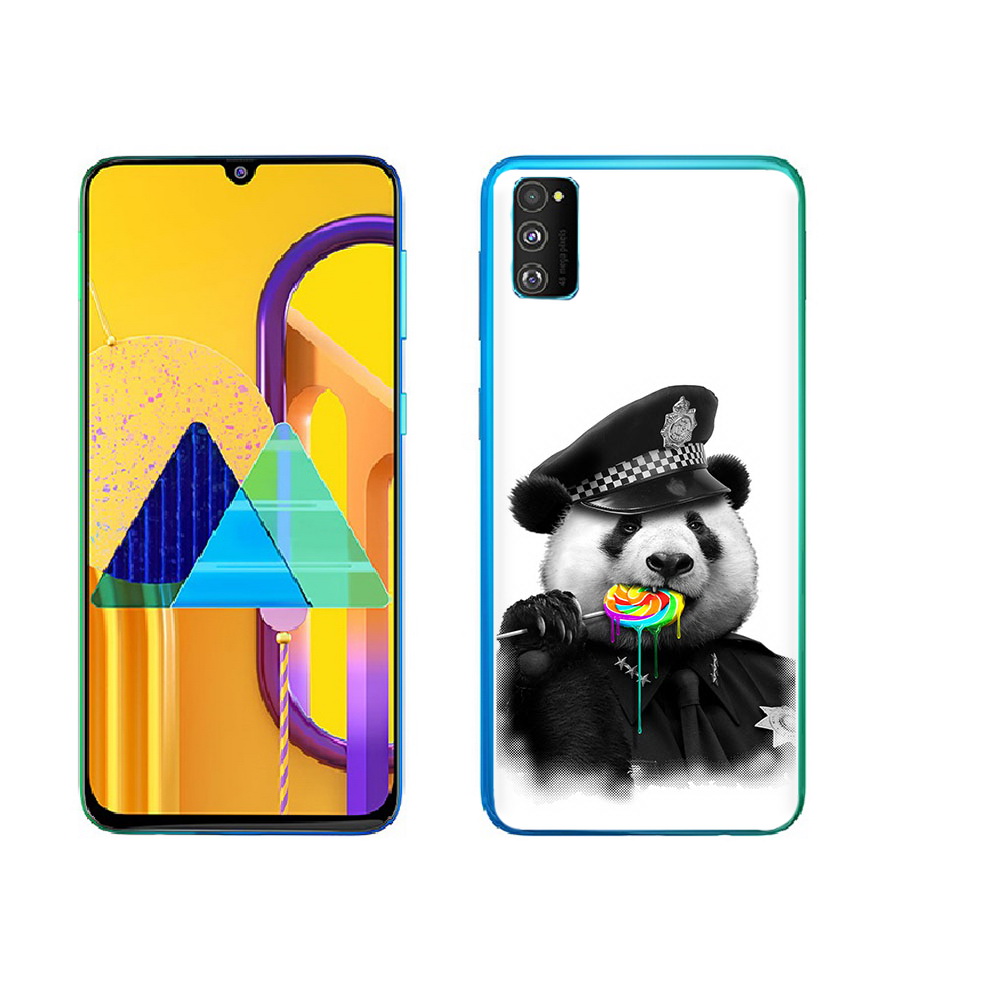 

Чехол MyPads Tocco для Samsung Galaxy M23 Панда полиция (PT227329.604.130), Прозрачный, Tocco