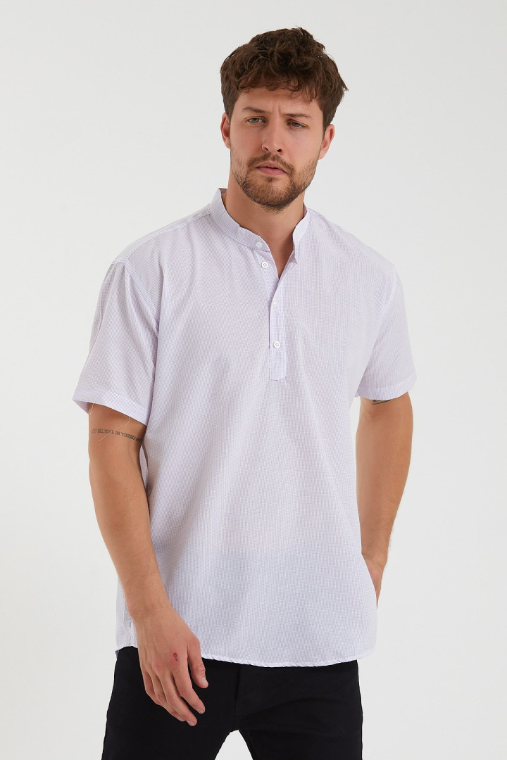 

Рубашка мужская Terapi Men 26318 фиолетовая 2XL (доставка из-за рубежа), Фиолетовый, 26318