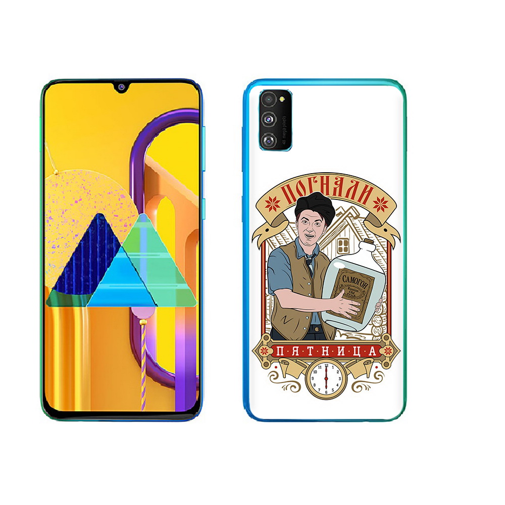 

Чехол MyPads Tocco для Samsung Galaxy M23 Погнали пятница (PT227329.604.137), Прозрачный, Tocco