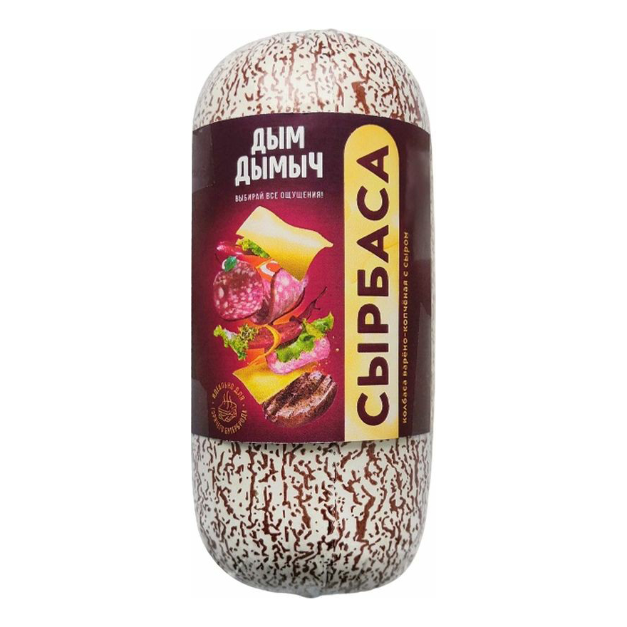 

Колбаса полукопченая Дым Дымыч Сырбаса 300 г