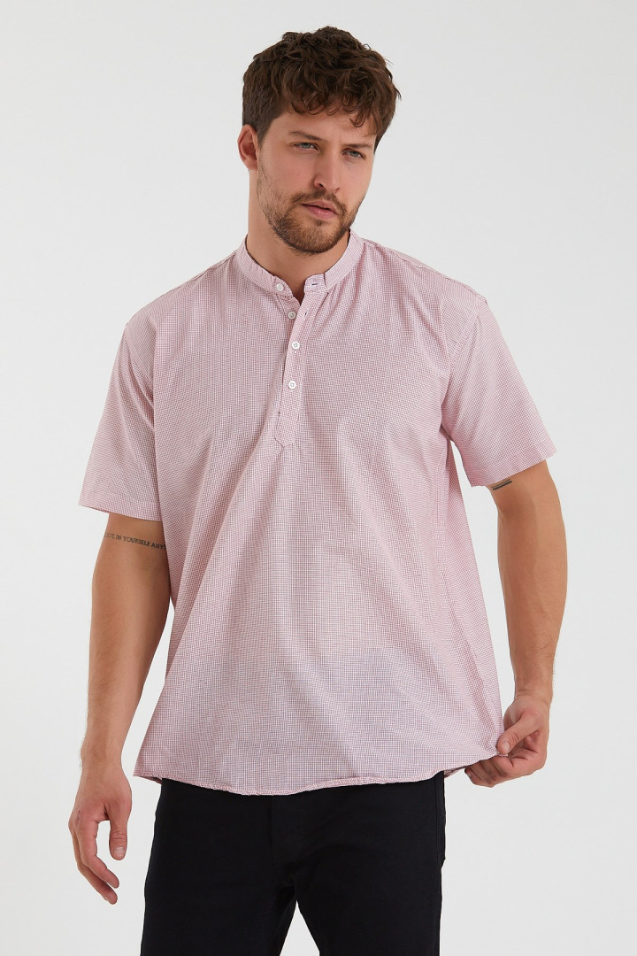 

Рубашка мужская Terapi Men 26320 красная 2XL (доставка из-за рубежа), Красный, 26320