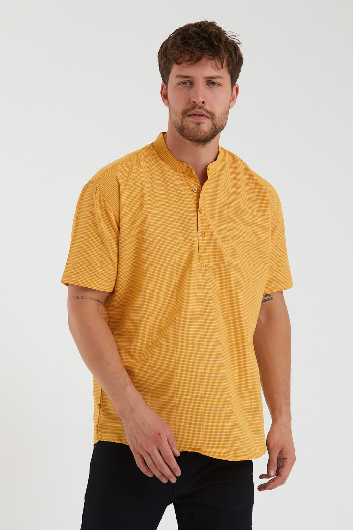 

Рубашка мужская Terapi Men 26321 оранжевая 2XL (доставка из-за рубежа), 26321