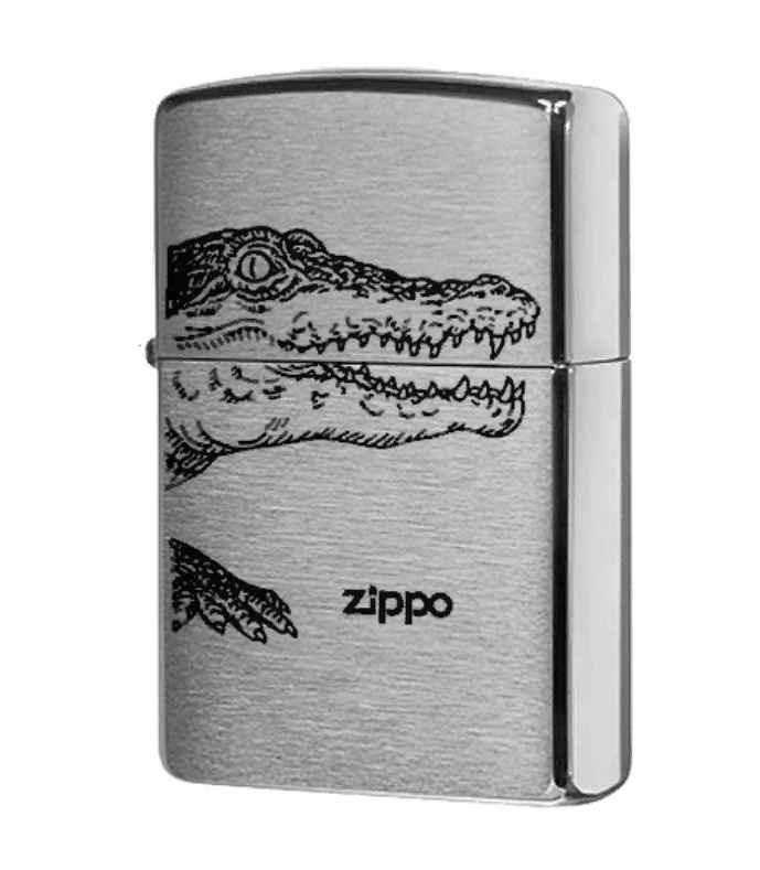 Zippo 200 Alligator. Зажигалка Brushed Chrome Zippo 200. Зажигалка Zippo 200 Alligator. Zippo Alligator 200 оригинал.