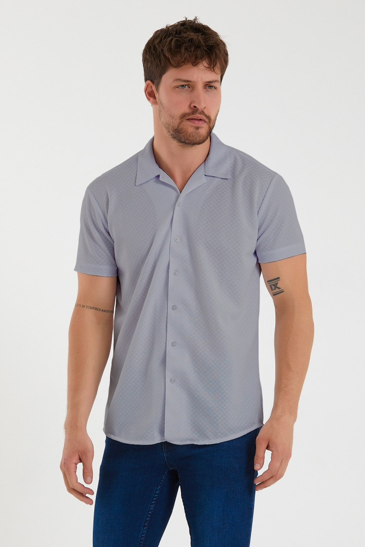 

Рубашка мужская Terapi Men 26324 серая 2XL (доставка из-за рубежа), Серый, 26324