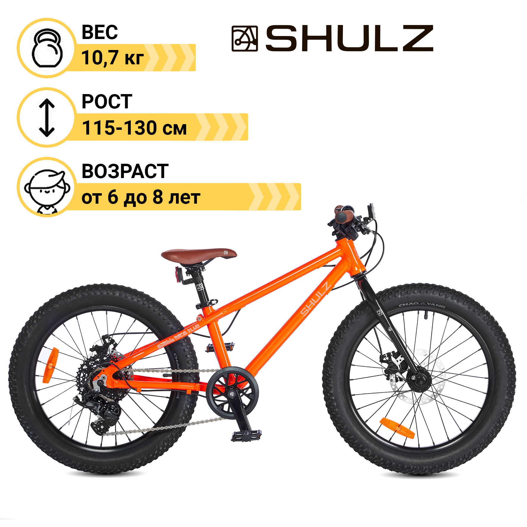 

Велосипед детский Shulz Bubble 20 Race PLUS, оранжевый, Bubble 20 Race PLUS