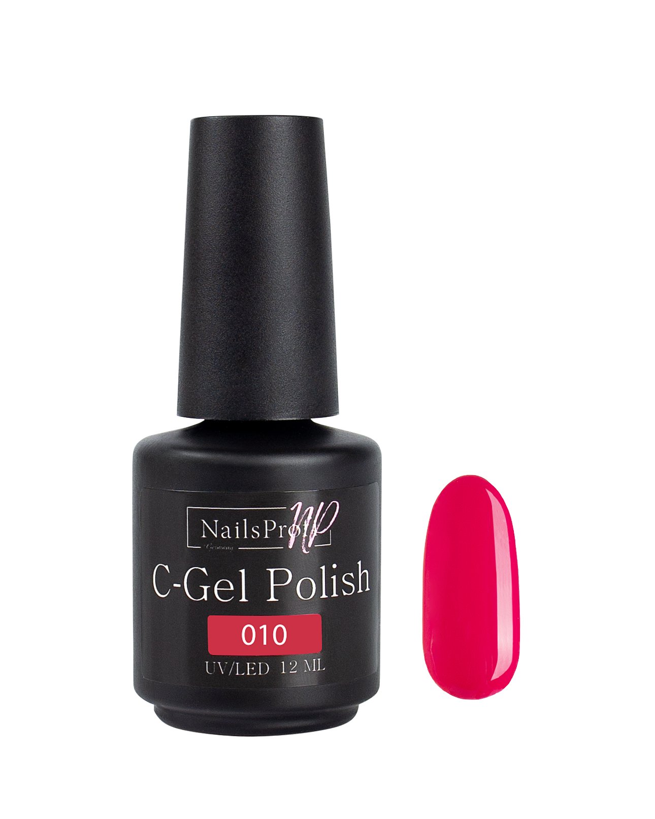 фото Гель лак nailsprofi для ногтей, маникюра, педикюра / c-gel polish 010 - 12 мл