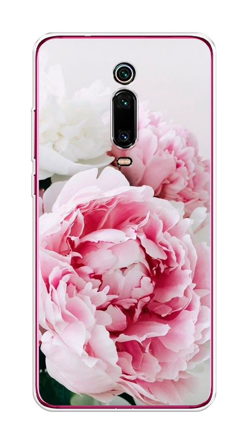 

Чехол на Xiaomi Mi 9T"Розовые и белые пионы", Розовый;белый, 35750-2