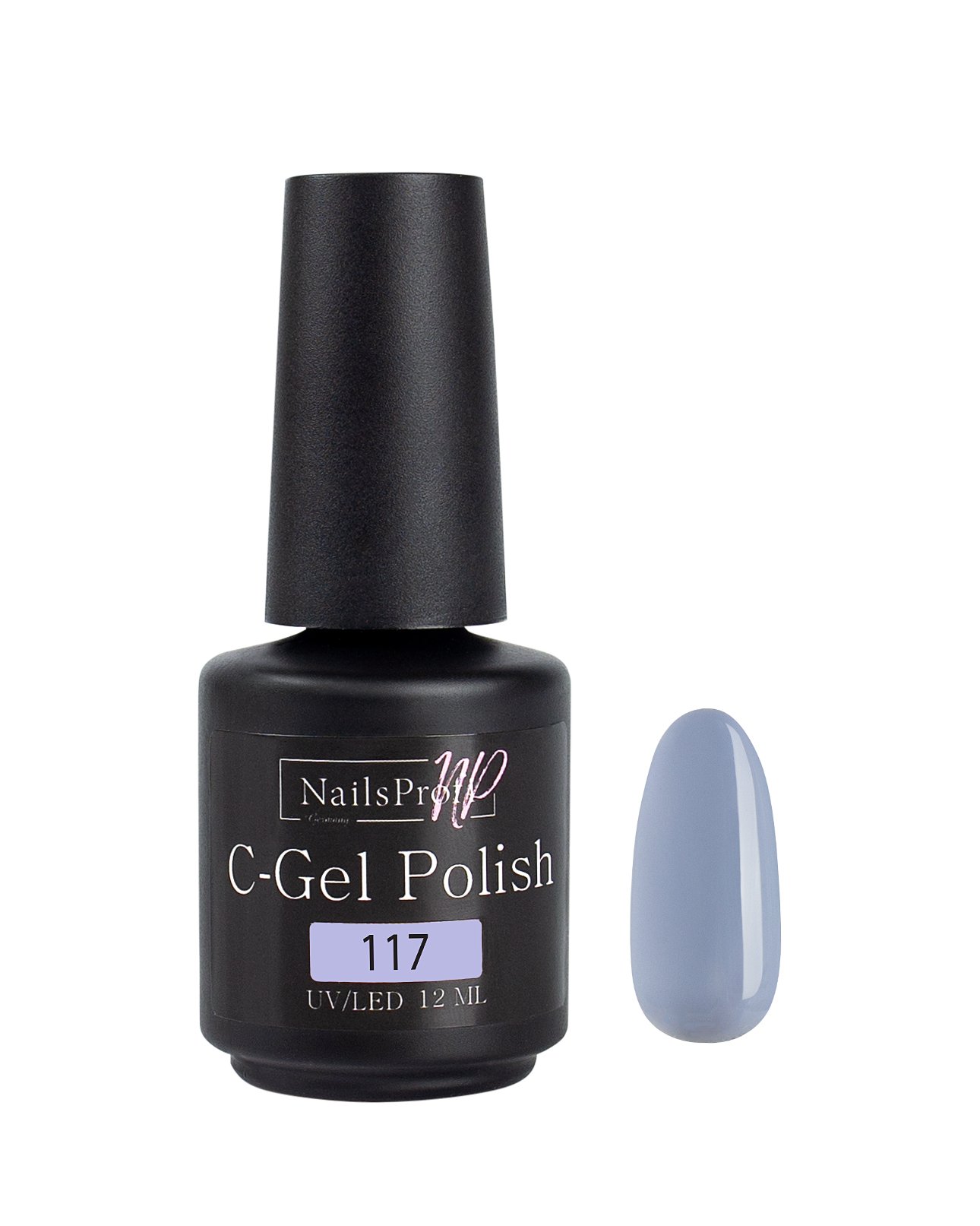 фото Гель лак для ногтей маникюра педикюра nailsprofi c-gel polish 117 12 мл