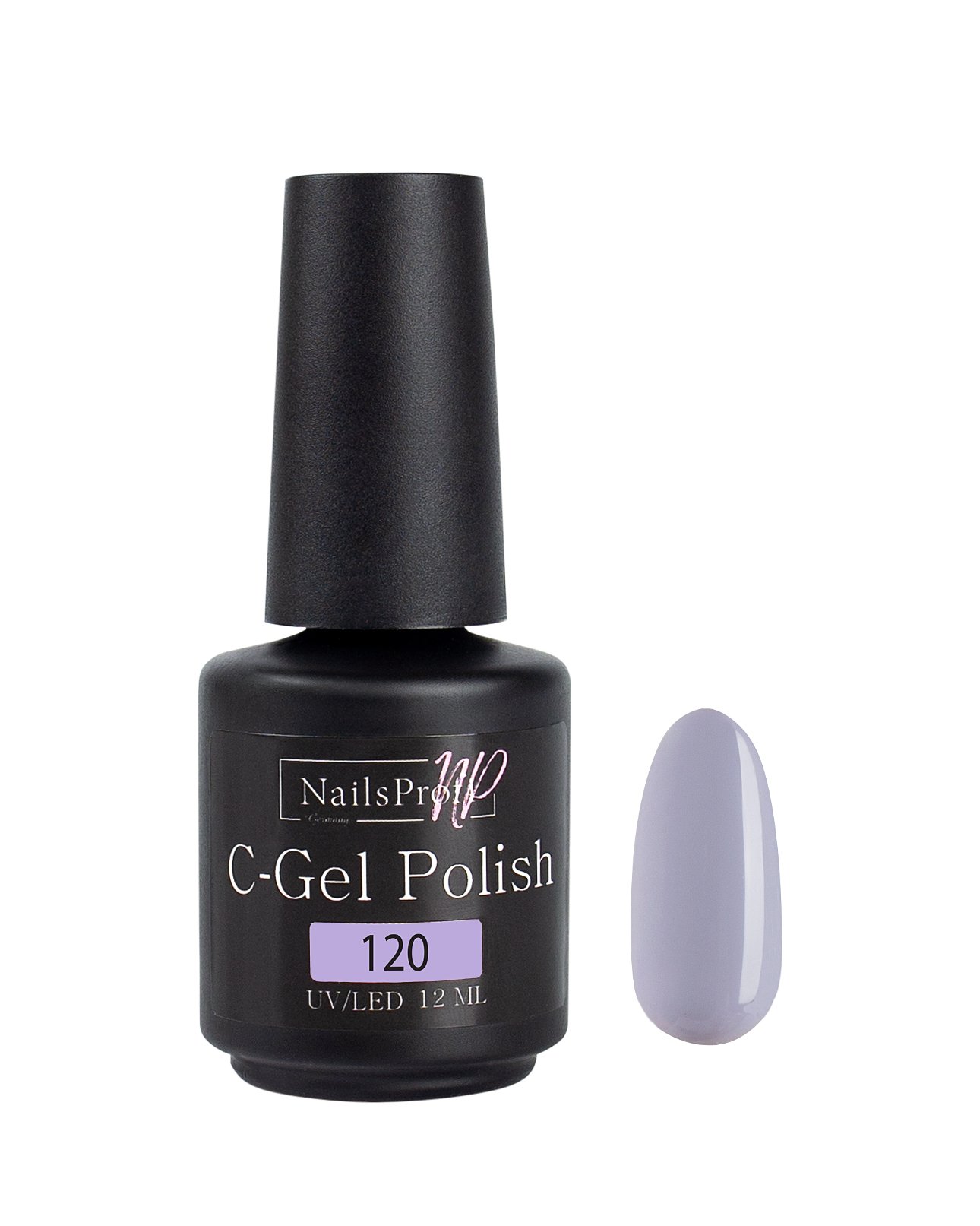 фото Гель лак nailsprofi для ногтей, маникюра, педикюра c-gel polish 120 - 12 мл