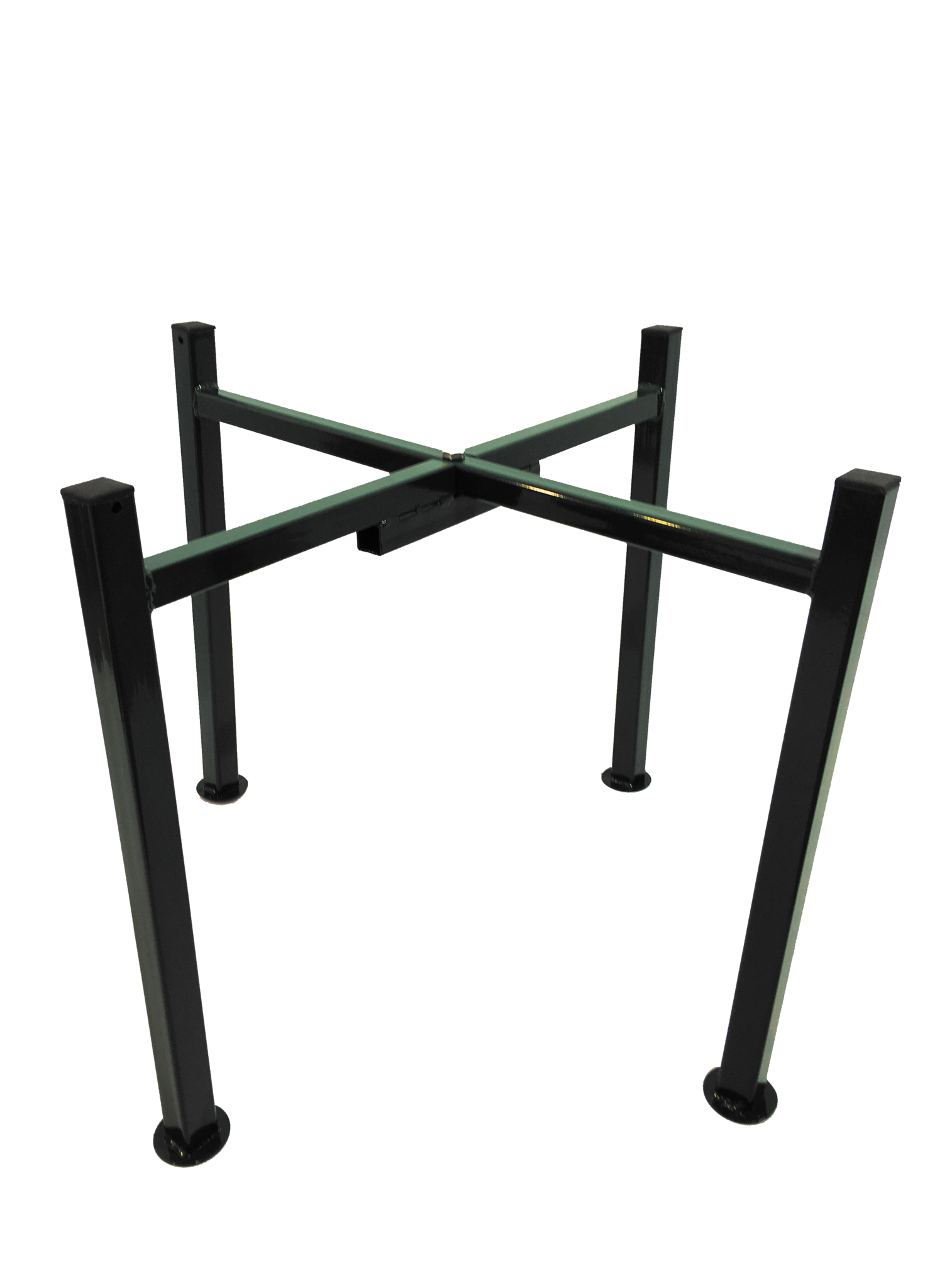 Опора под 200 л бочку для капельного полива Квадрига разборная h-50 см черная