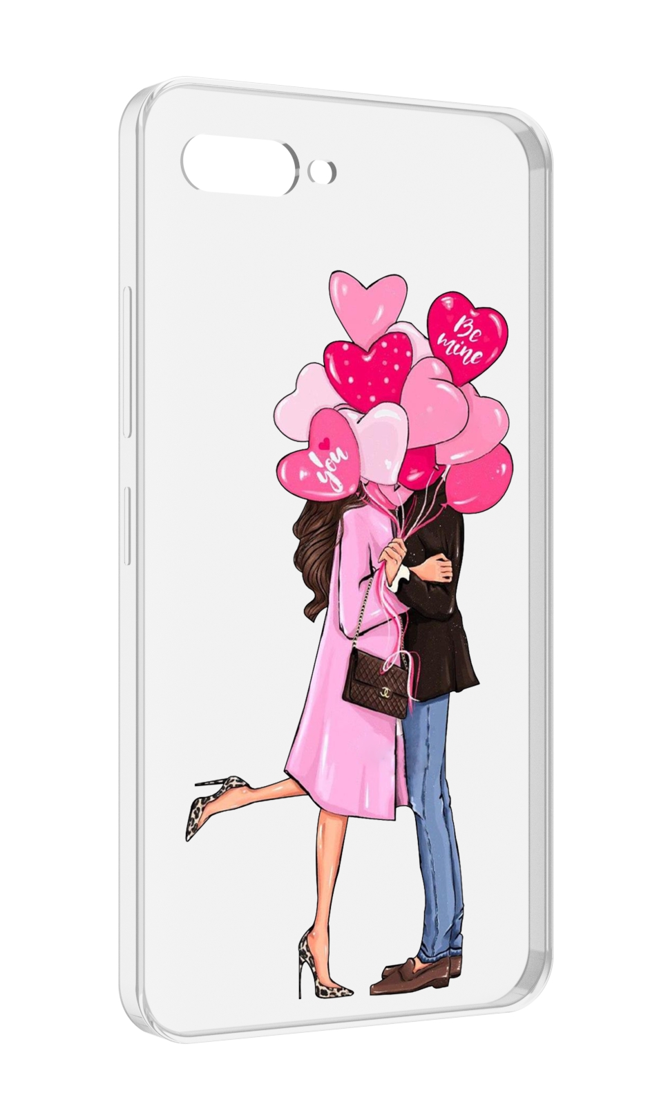 

Чехол MyPads девушка-с-парнем-сердечки женский для ITEL A25 / ITEL A25 Pro / ITEL A35, Прозрачный, Tocco