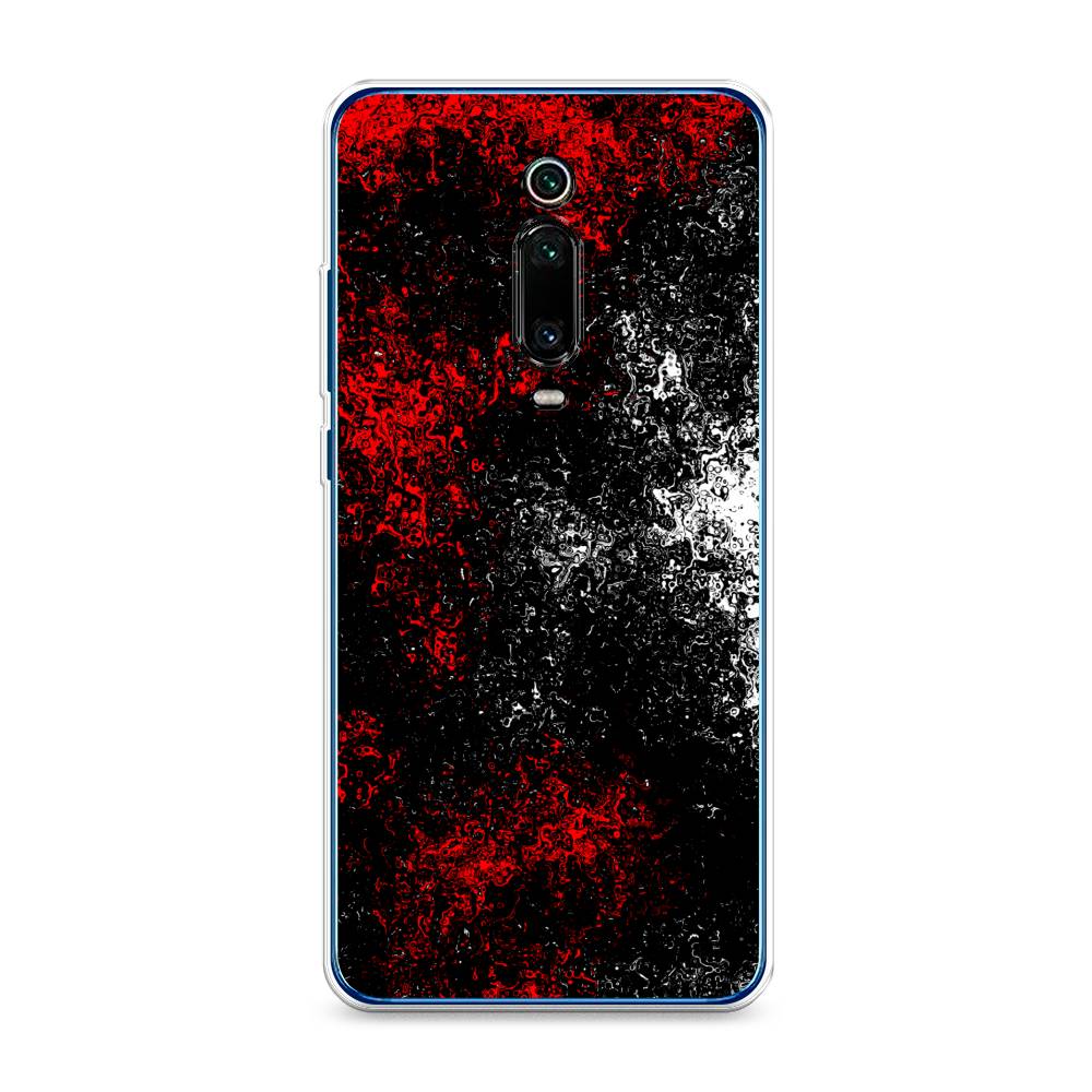 

Чехол на Xiaomi Mi 9T"Монотипия", Красный;черный;белый, 35750-3