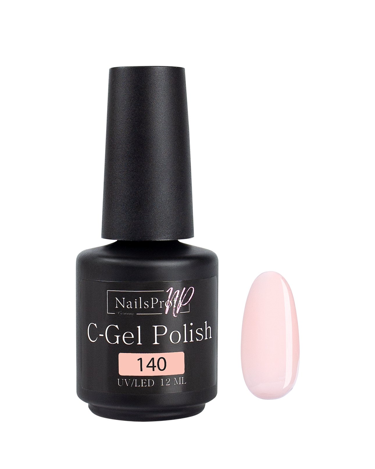 фото Гель лак nailsprofi для ногтей, маникюра, педикюра / c-gel polish 140 - 12 мл