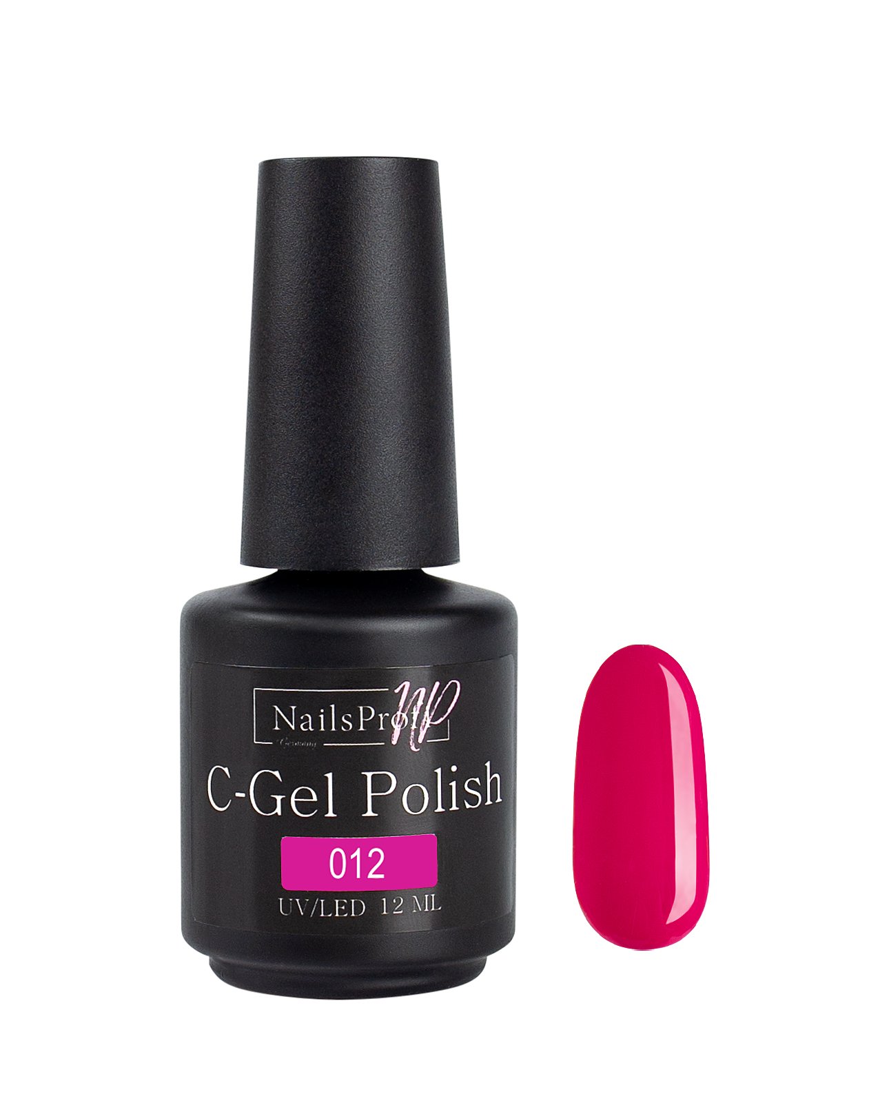 

Гель лак NailsProfi для ногтей, маникюра, педикюра / C-Gel Polish 012 - 12 мл, C-Gel Polish 012