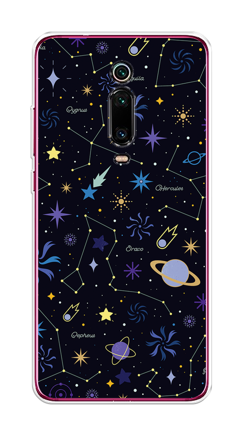 

Чехол на Xiaomi Mi 9T"Цветной космос", Желтый, 35750-2