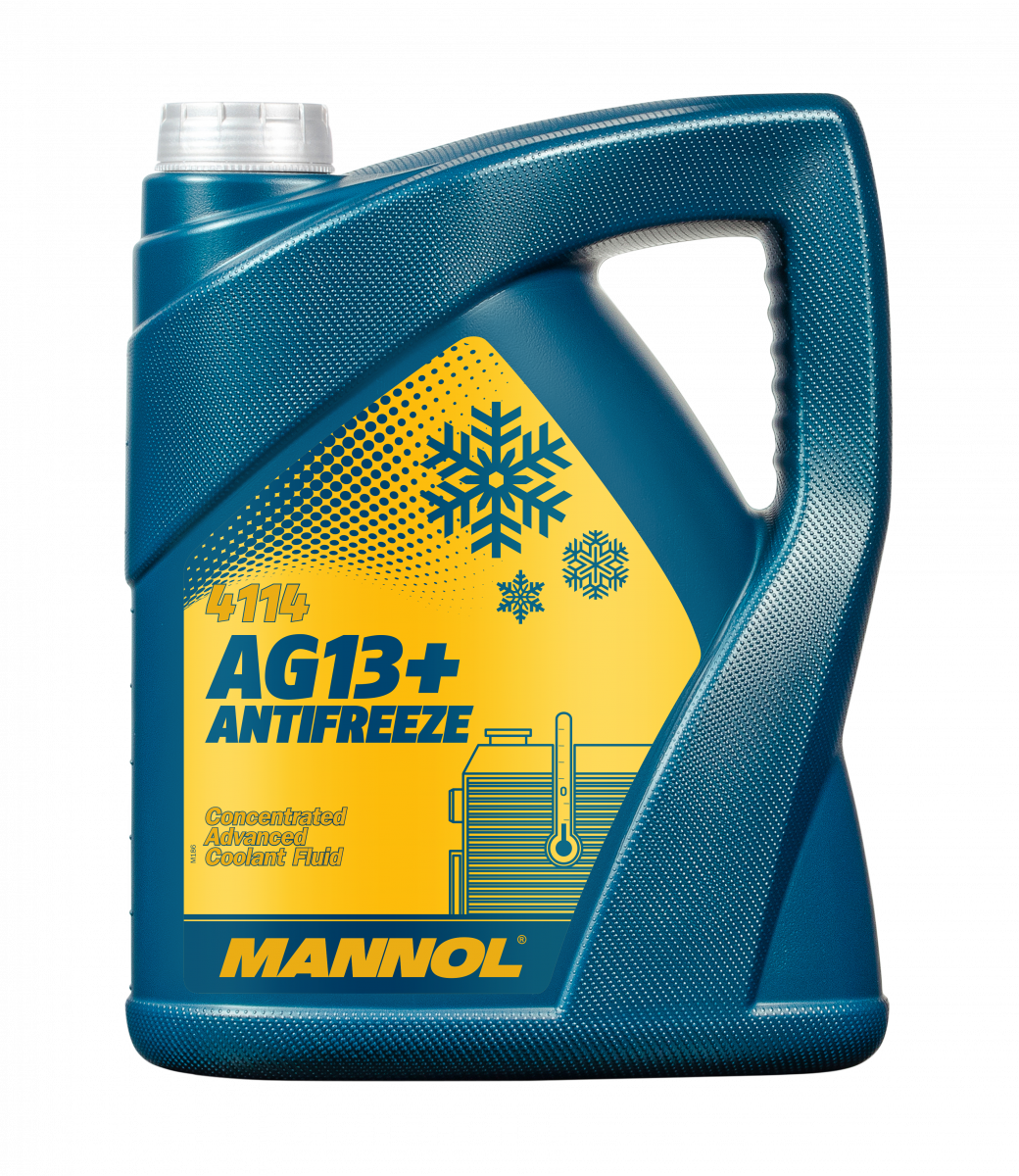 Антифриз Mannol Advanced AG13+, желтый 5л, концентрат, 41145