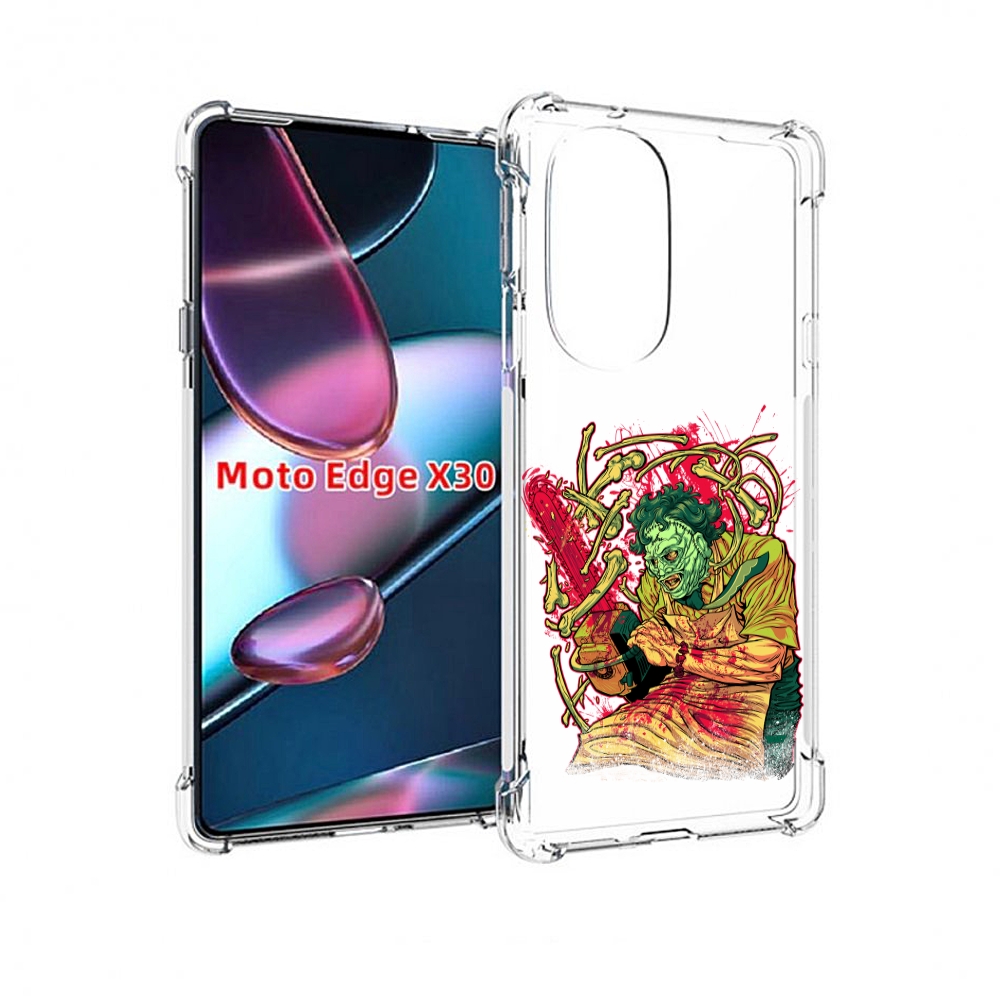 

Чехол MyPads яркий мясник для Motorola Moto Edge X30, Прозрачный, Tocco